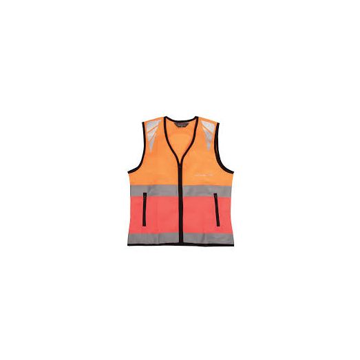 Reflector Two Tone Warning Tabard By Hy Equestrian - 10Mph/2 Metres Orange/Pink