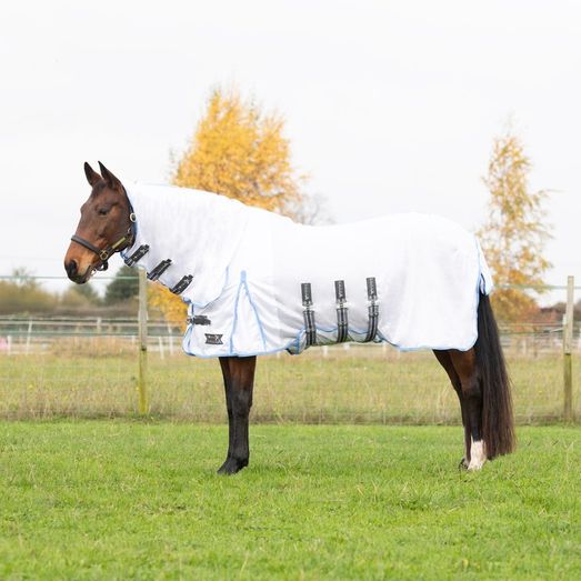 Stormx Empra Gladiator Uv Combi Fly Rug White/Light Blue
