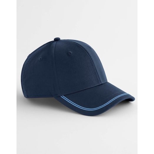 Beechfield Match Day Cap Navy/Sky
