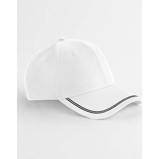 Beechfield Match Day Cap White/Black