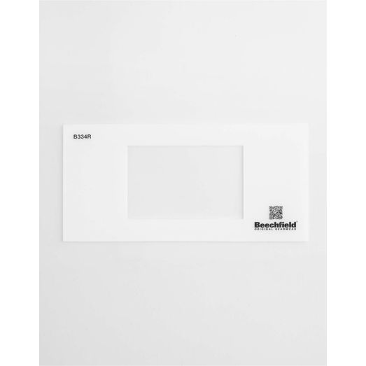 Beechfield Zip Patch Silicone Template Clear