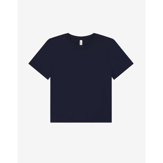 Bella Women's Heavy Boxy Tee Navy