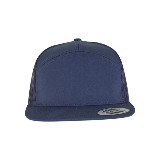 Flexfit 7 Panel Classic Trucker Cap Navy/Navy