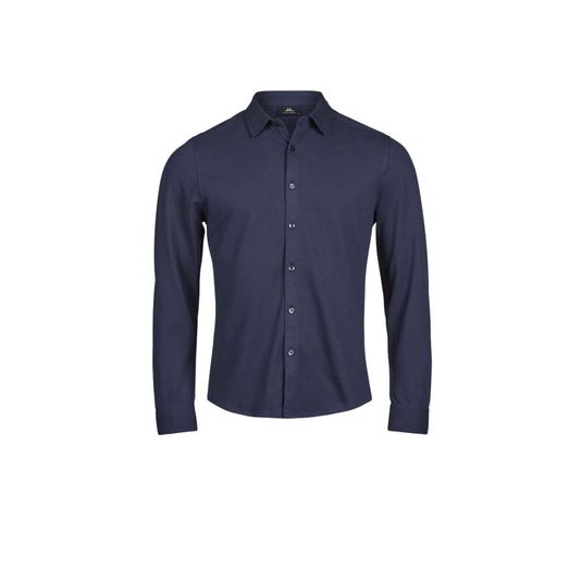 Tee Jays Luxury Stretch Shirt Navy