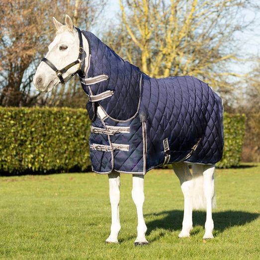 DefenceX Shield 200g Stable Rug with Detachable Neck - Navy