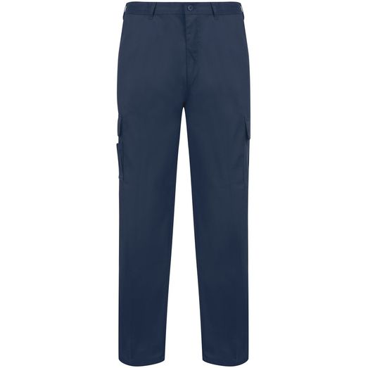 Absolute Apparel Workwear Twill Cargo Trousers Mens - Navy Blue