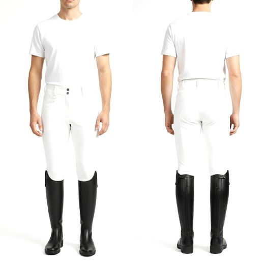Whitaker B238m Hemsworth Mens Breeches White