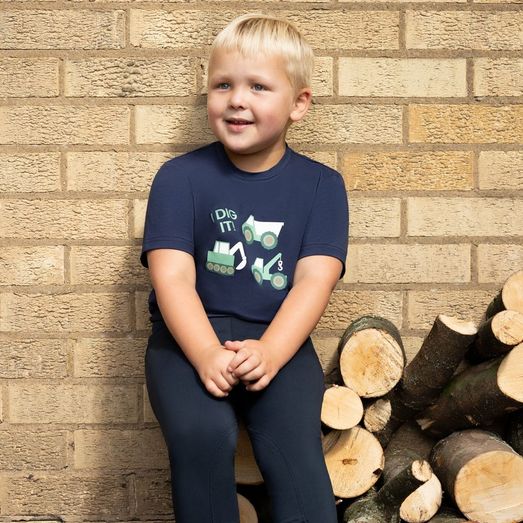 I Dig It Collection T-Shirt by Little Knight - Navy