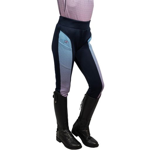 Lucky Star Riding Tights By Little Rider - NAVY/PINK