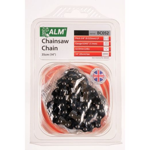 ALM Chainsaw Chain (3/8" LP 1.1mm x 52 Link) For 35cm Bar