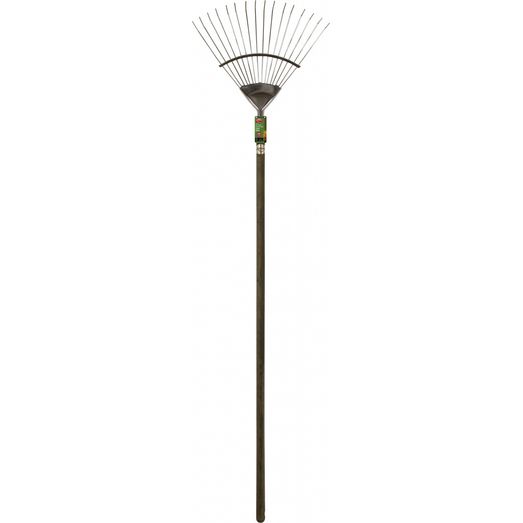 Ambassador Ash Handle Stainless Steel Lawn Rake