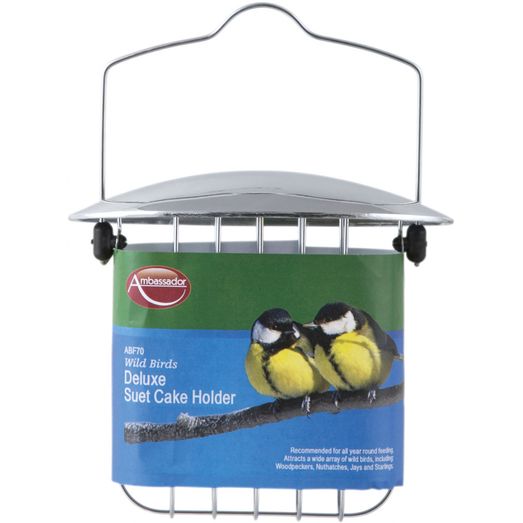 Ambassador Wild Birds Deluxe Suet Cake Holder