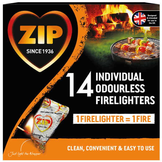 Zip Fast &amp; Clean Wrapped Firelighters