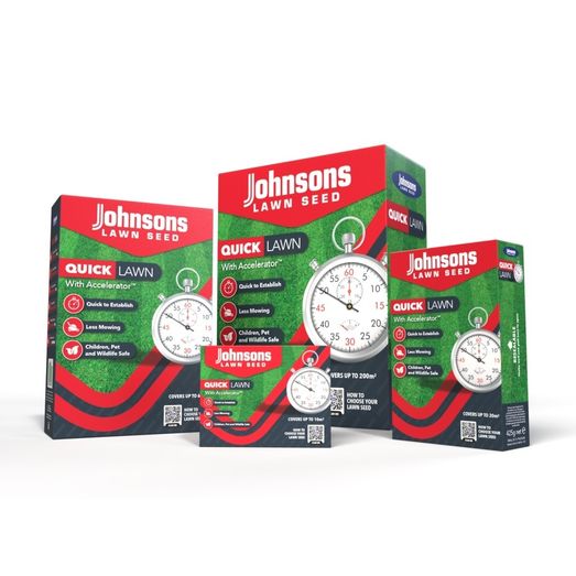 Johnsons Lawn Seed Quick Lawn with Accelerator