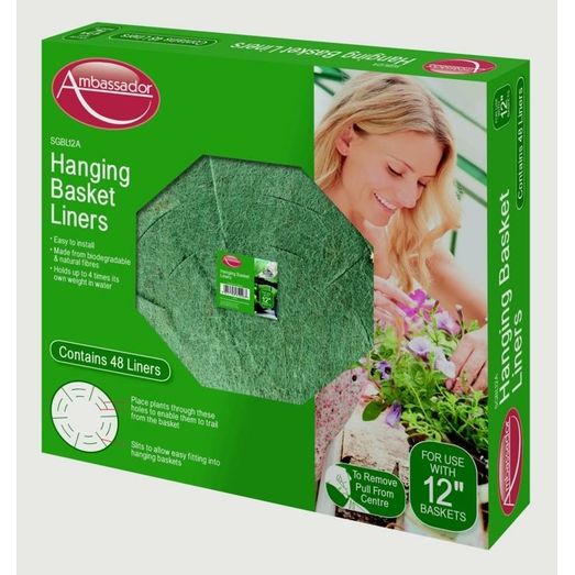 Ambassador Hanging Basket Liners