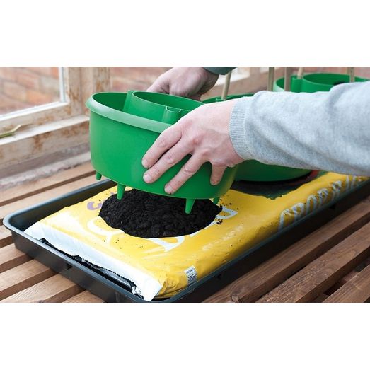 Garland Plant Halos Watering Support Pots Green