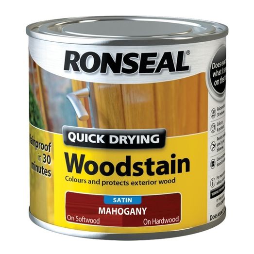 Ronseal Quick Drying Woodstain Satin 250ml
