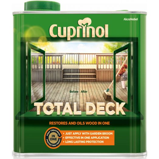 Cuprinol Total Deck Restorer &amp; Oil 2.5L
