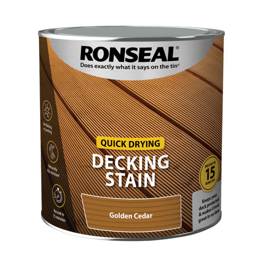 Ronseal Quick Drying Decking Stain 2.5L