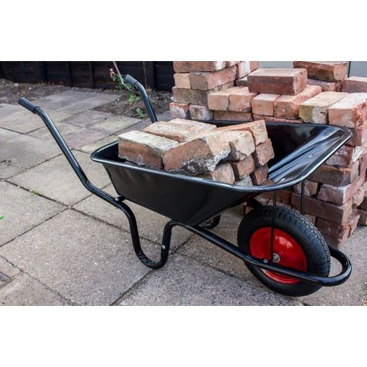 Ambassador Boxed Black Builders Wheelbarrow
