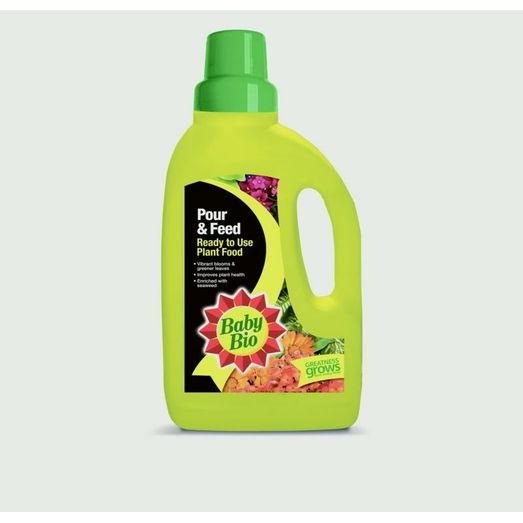 Baby Bio Pour &amp; Feed Plant Food For Vibrant Blooms