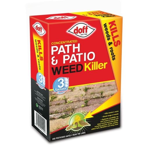 Doff Path &amp; Patio Weedkiller 3 Sachet