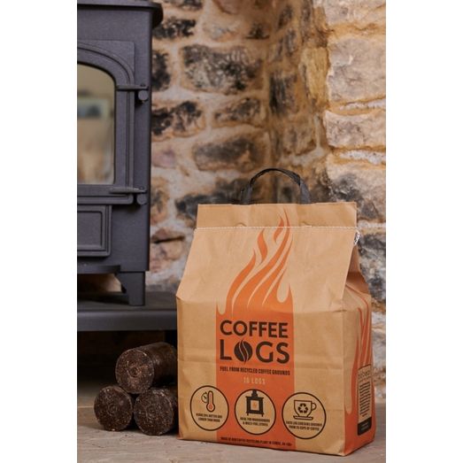Biobean Recycled Coffee Logs