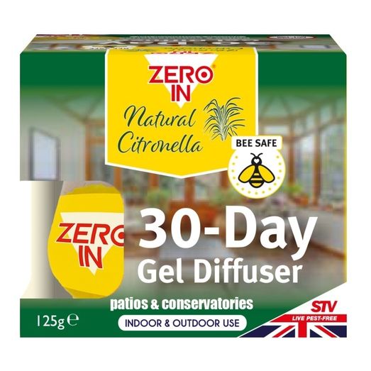 Zero In Citronella Gel Diffuser Insect Repellent