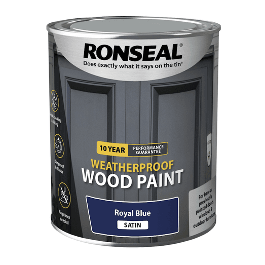 Ronseal 10 Year Weatherproof Wood Paint Satin 750ml