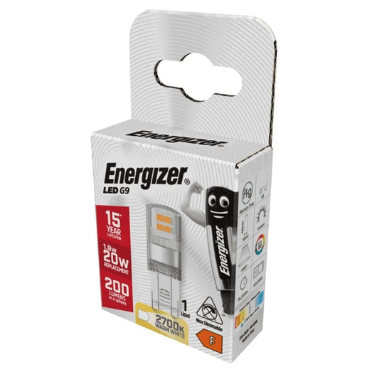 Energizer LED G9 200lm 2700k Warm White