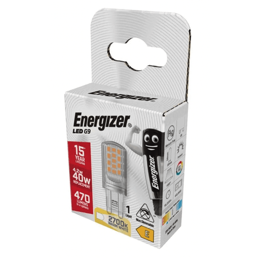 Energizer LED G9 470lm 2700k Warm White