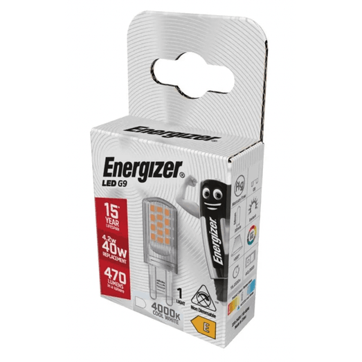 Energizer LED G9 470lm 4000k Cool White