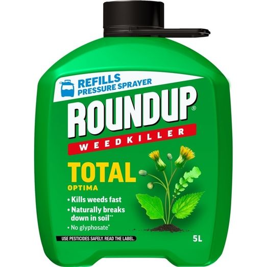 Roundup Total Optima Glyphosate-Free Weedkiller Refill