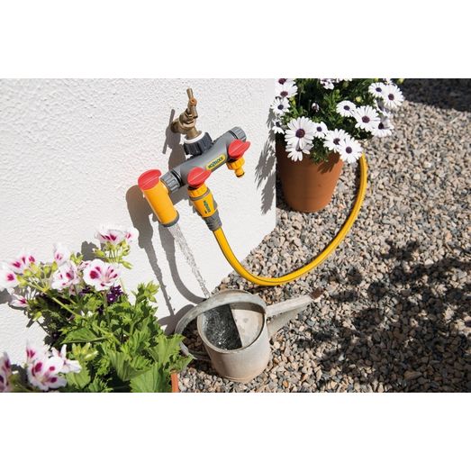 Hozelock Flow Max 3 Way Tap Connector