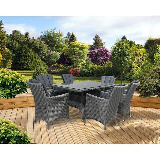 Pagoda Sicily Rectangular Dining Set