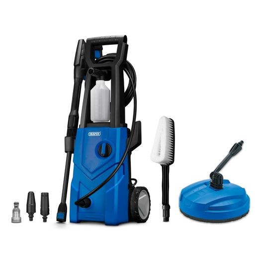 Draper 135 Bar Pressure Washer + Patio Clean