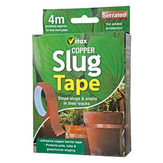 Vitax Copper Slug Tape Clip Strip of 12