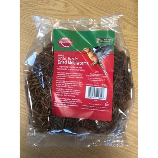 Ambassador Dried Mealworms For Wild Birds