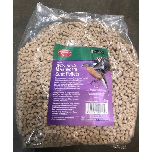 Ambassador Suet Pellets With Mealworm