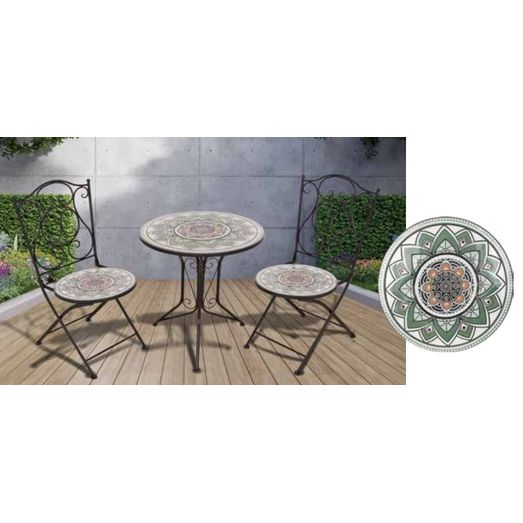 Pagoda Ceramic Bistro Set