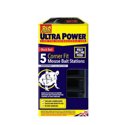 Ultra Power Corner Fit Mouse Bait Station