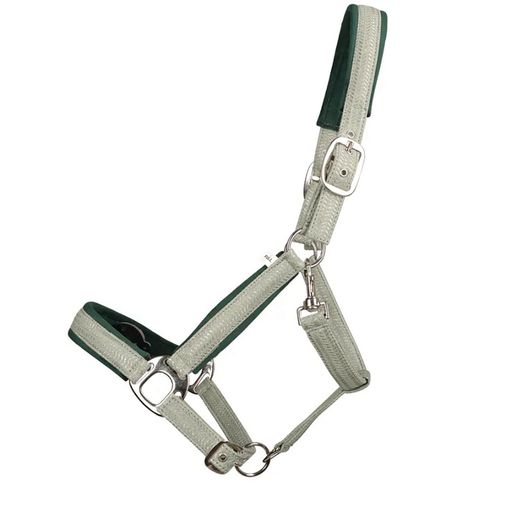 Hy Equestrian Mermaid Shimmer Head Collar and Lead Rope Set - Mint Green
