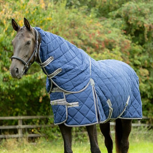 DefenceX Shield 200g Stable Rug with Detachable Neck - Navy