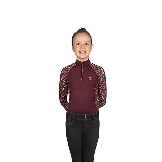 Hy Equestrian Elevate Heritage Mizs Base Layer - Berry