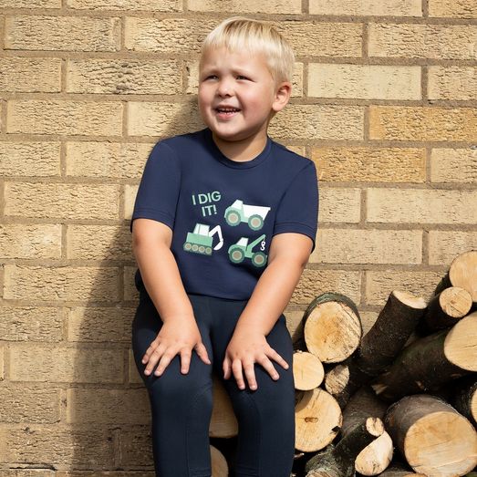 I Dig It Collection T-Shirt by Little Knight - Navy