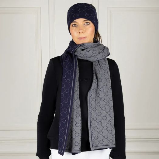 Coldstream Morham Knit Scarf - Navy