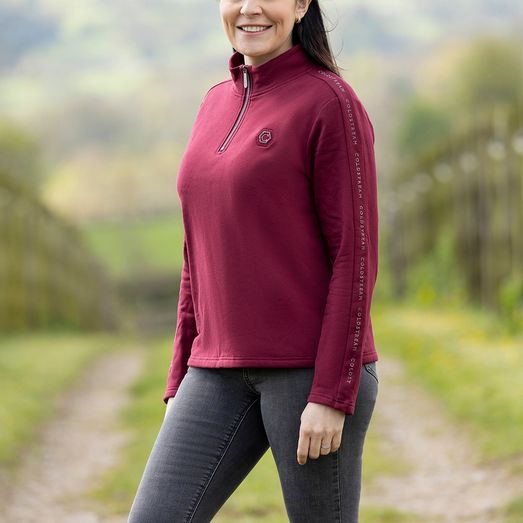 Coldstream Cairncross Quarter Zip - Windsor Wine