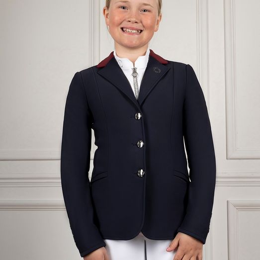 Coldstream Next Generation Thornton Classic Show Jacket - Navy/Windsor Wine