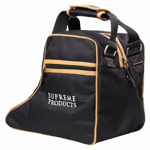 Supreme Products Pro Groom Jodhpur Boot Bag - Black/Gold