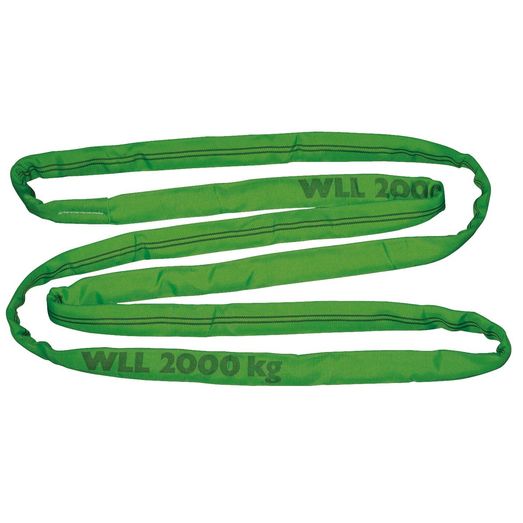 Round Loop double covered, 3 m, 4000 kg, green
